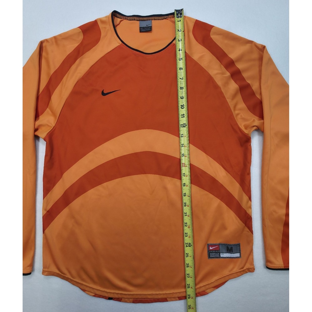 Vintage Nike Soccer Shirt Jersey‎ Mens M Long Sleeve Patterned Limited Use - Picture 6 of 9